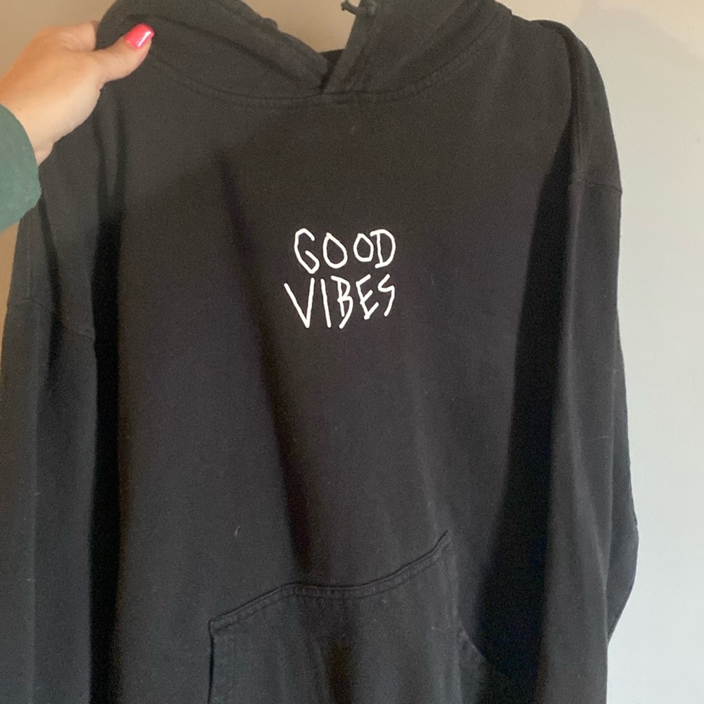 Good Vibes Hoodie Size Large